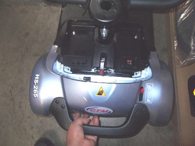 HS-265 Three Wheel Mobility Scooter Burgundy