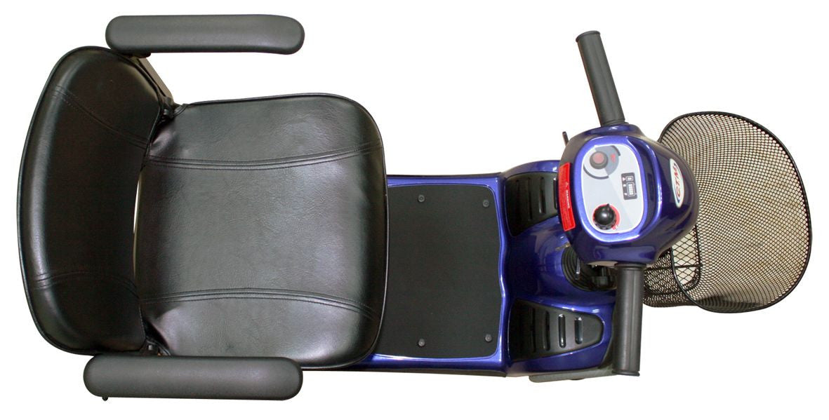 Folding Four-Wheel Mobility Scooter Burgundy HS-295