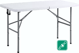 4 Ft Fold-In Half Rect. Table