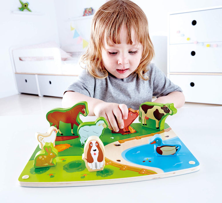 FARM ANIMAL PUZZLE & PLAY E1454A