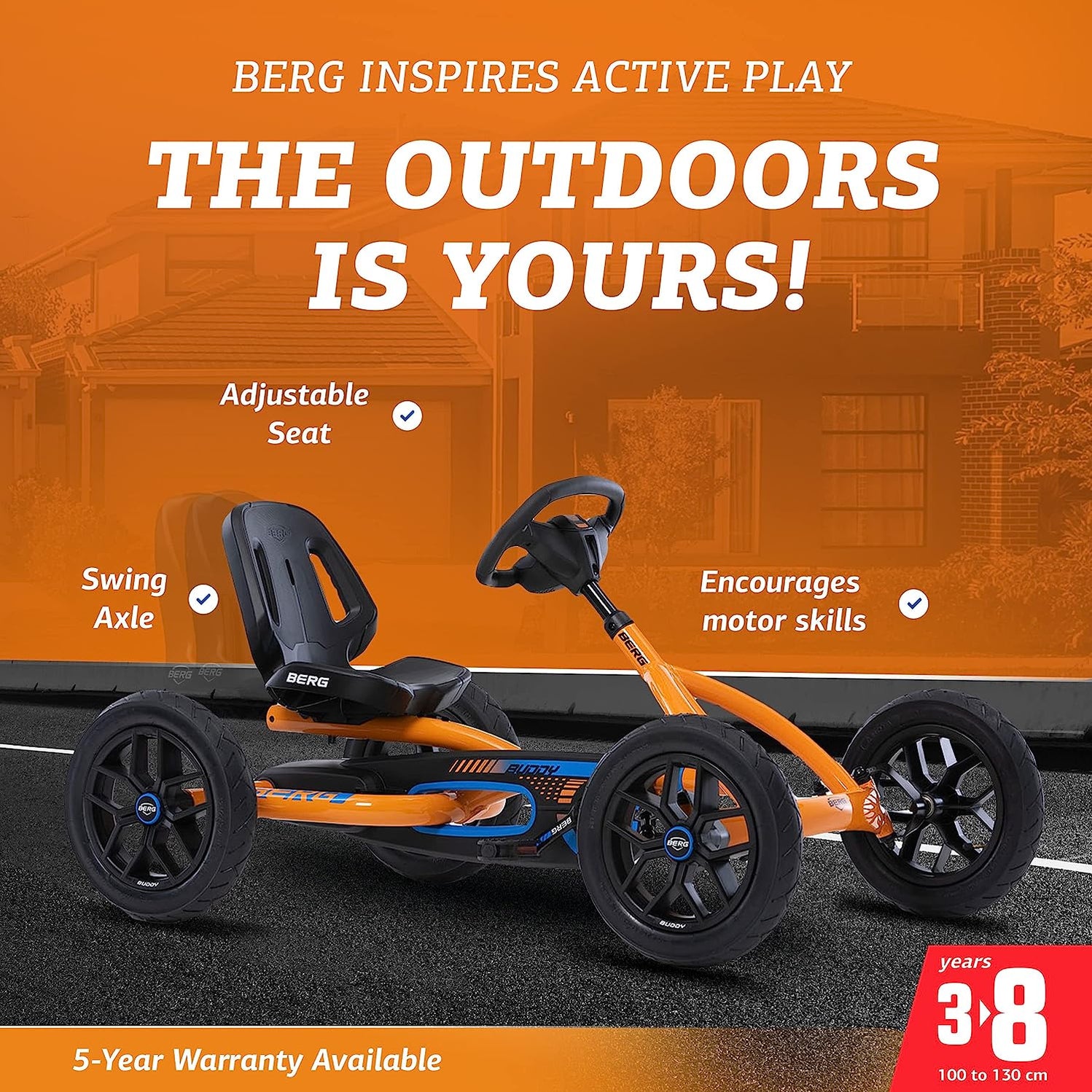 Buddy Go-Kart B-Orange — Raptor Concept Store