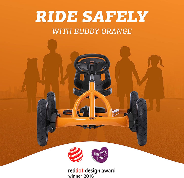 berg pedal go-kart buddy graphite Buddy Go-Kart B-Orange — Raptor Concept Store Online