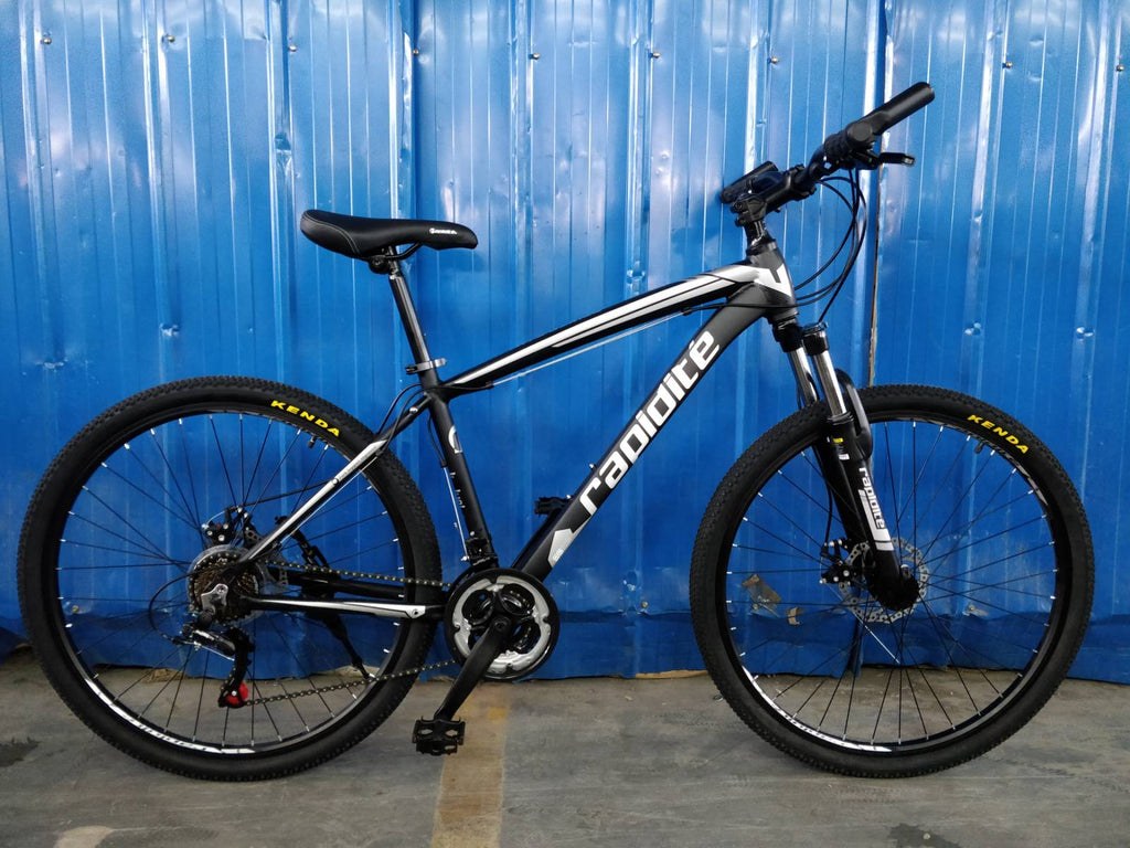 RAPIDITE Mountain Bike 21sp-Disc Matt Black Silver