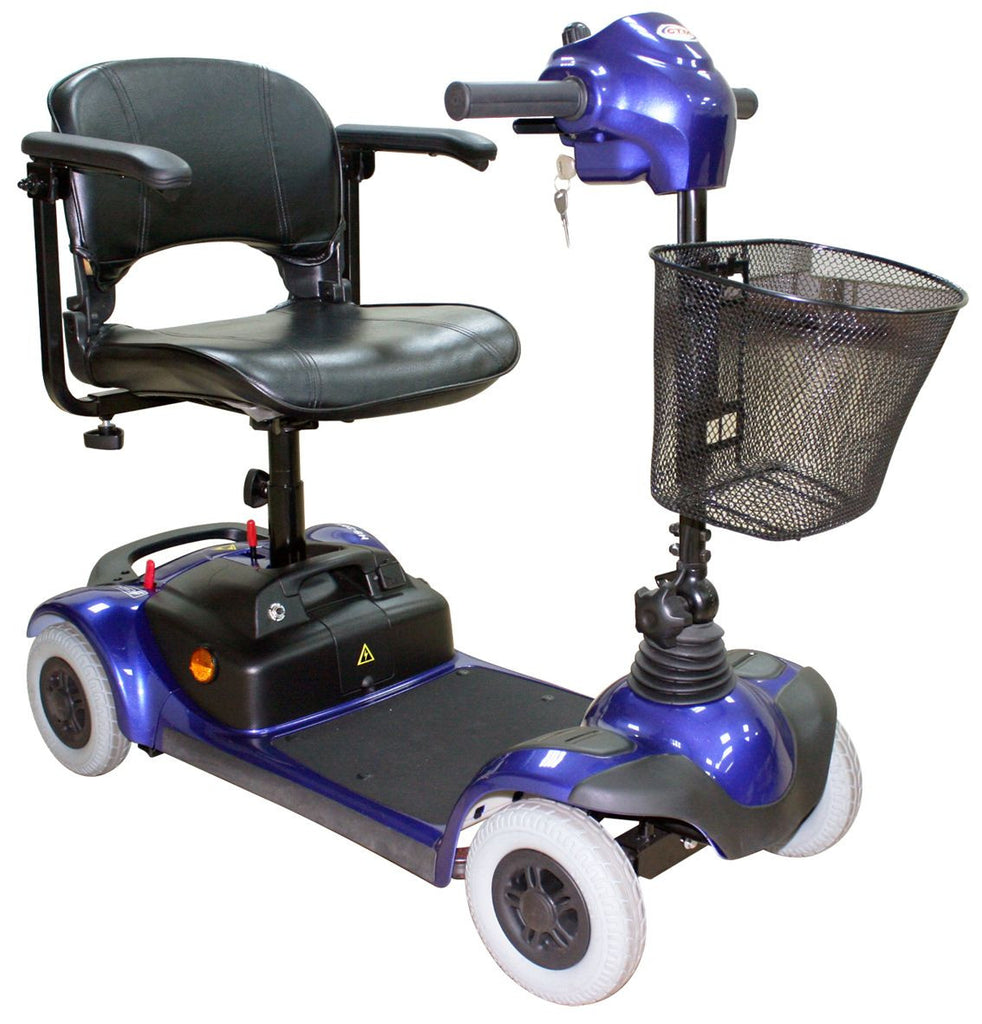 liste Hav bredde Folding Four-Wheel Mobility Scooter Blue HS-295 — Raptor Concept Store
