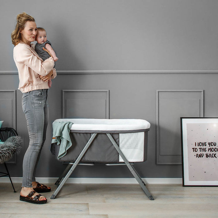 hauck dreamer Hauck Dreamer Grey (H608951) Baby Crib, Cradle — Raptor Concept Store Online