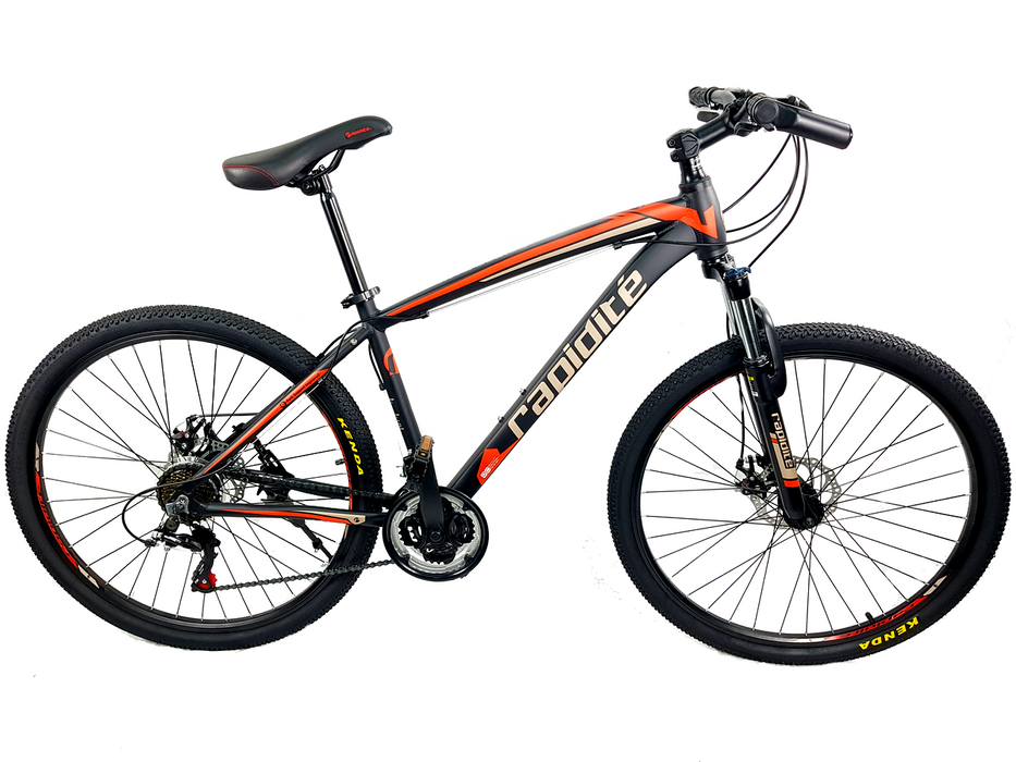 RAPIDITE Mountain Bike 27.5" 21sp-Disc Matt Red Gold